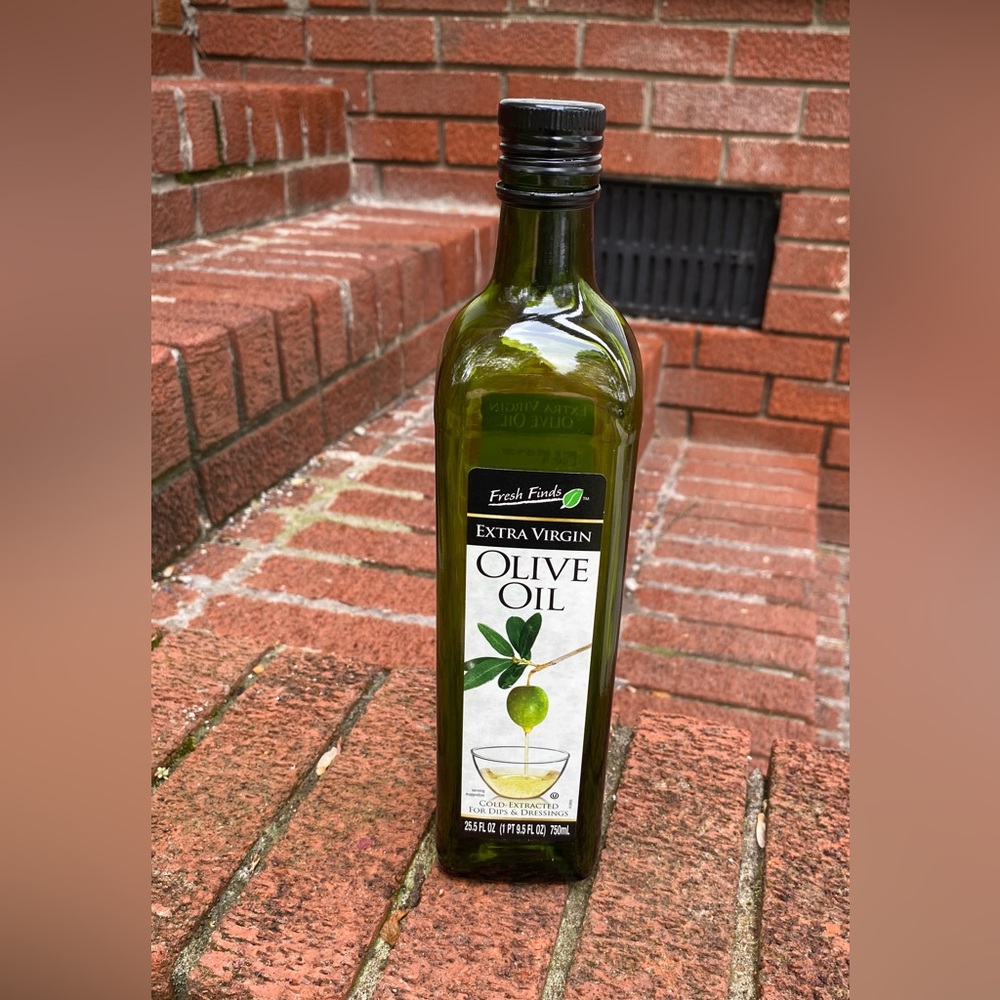Olive Oil Green Glass Bottle Empty (For Arts, Crafts, and Decoration)